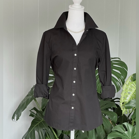 🛍️ Kim Rogers 100% cotton Easy Care button down shirt excellent condition. - Picture 1 of 10